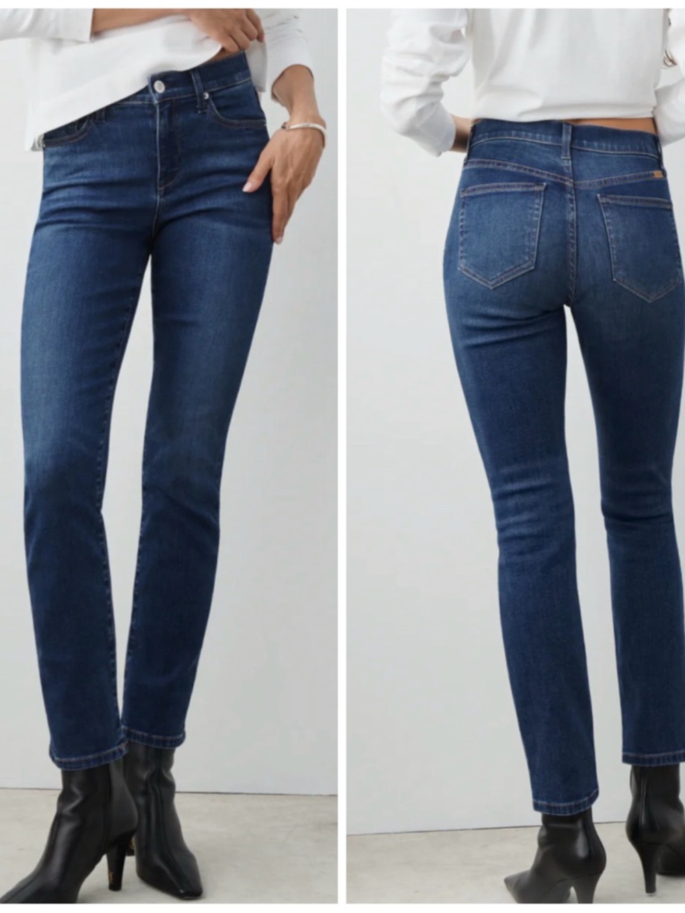 AYR "The Stir" Dark Blue Slim Straight Leg Jeans Size 24S